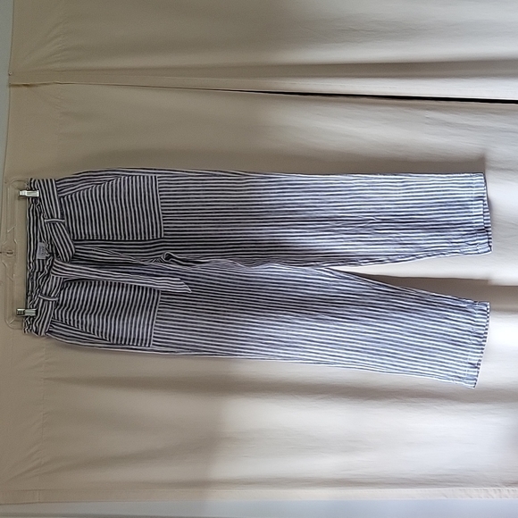 Sigrid Olsen Pants & Jumpsuits Sigrid Olsen Linen Striped Pants